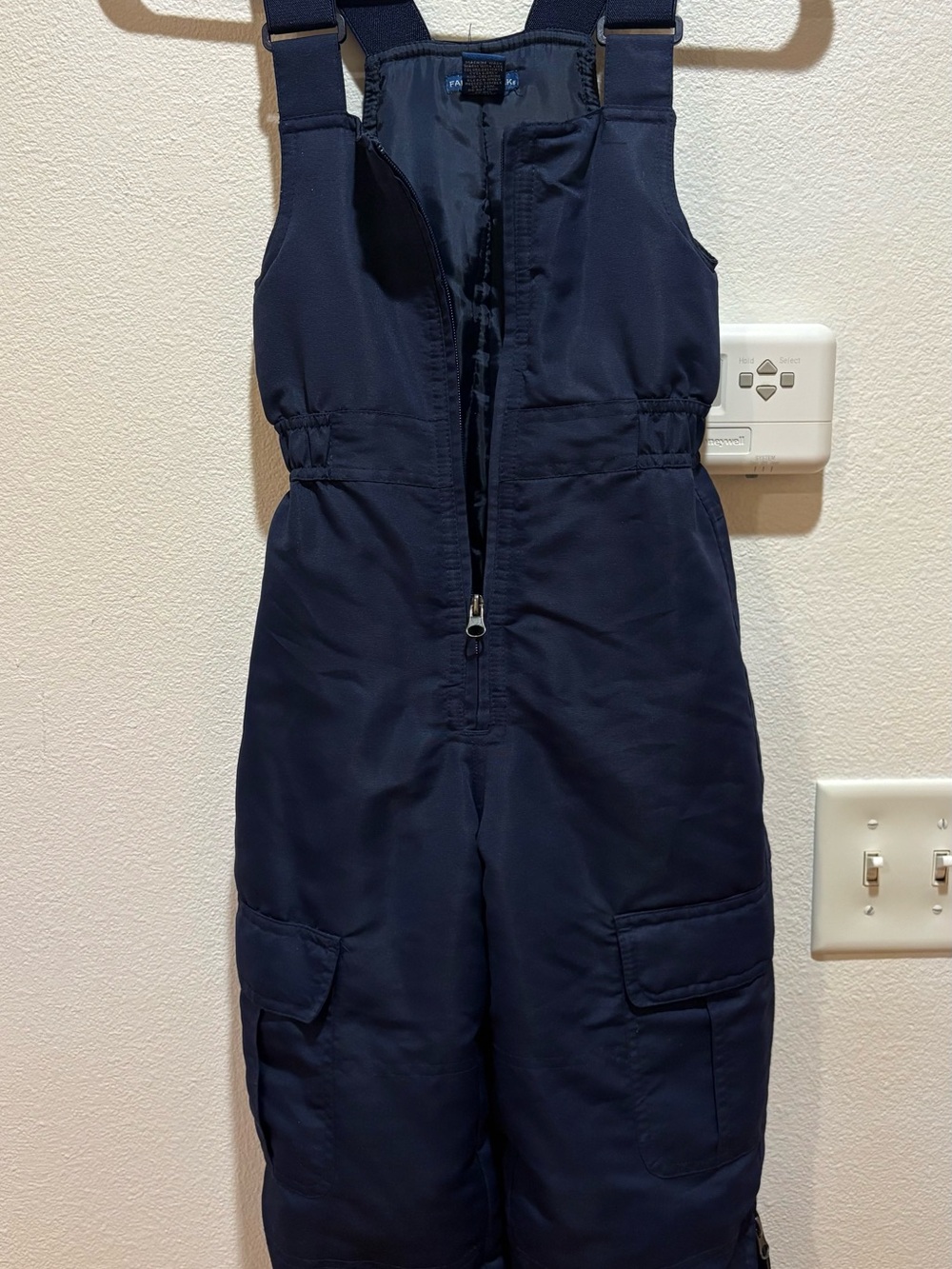 Falls Creek Navy Kids Snow Overalls